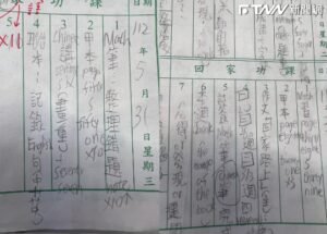 晶晶體等於雙語？兒子聯絡簿抄「訂簽Math筆」　家長氣壞：學校要求的