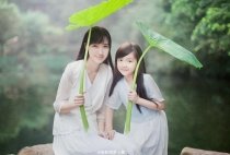 小仙女与小苹果美照爆红网络 清新脱俗如天使一般